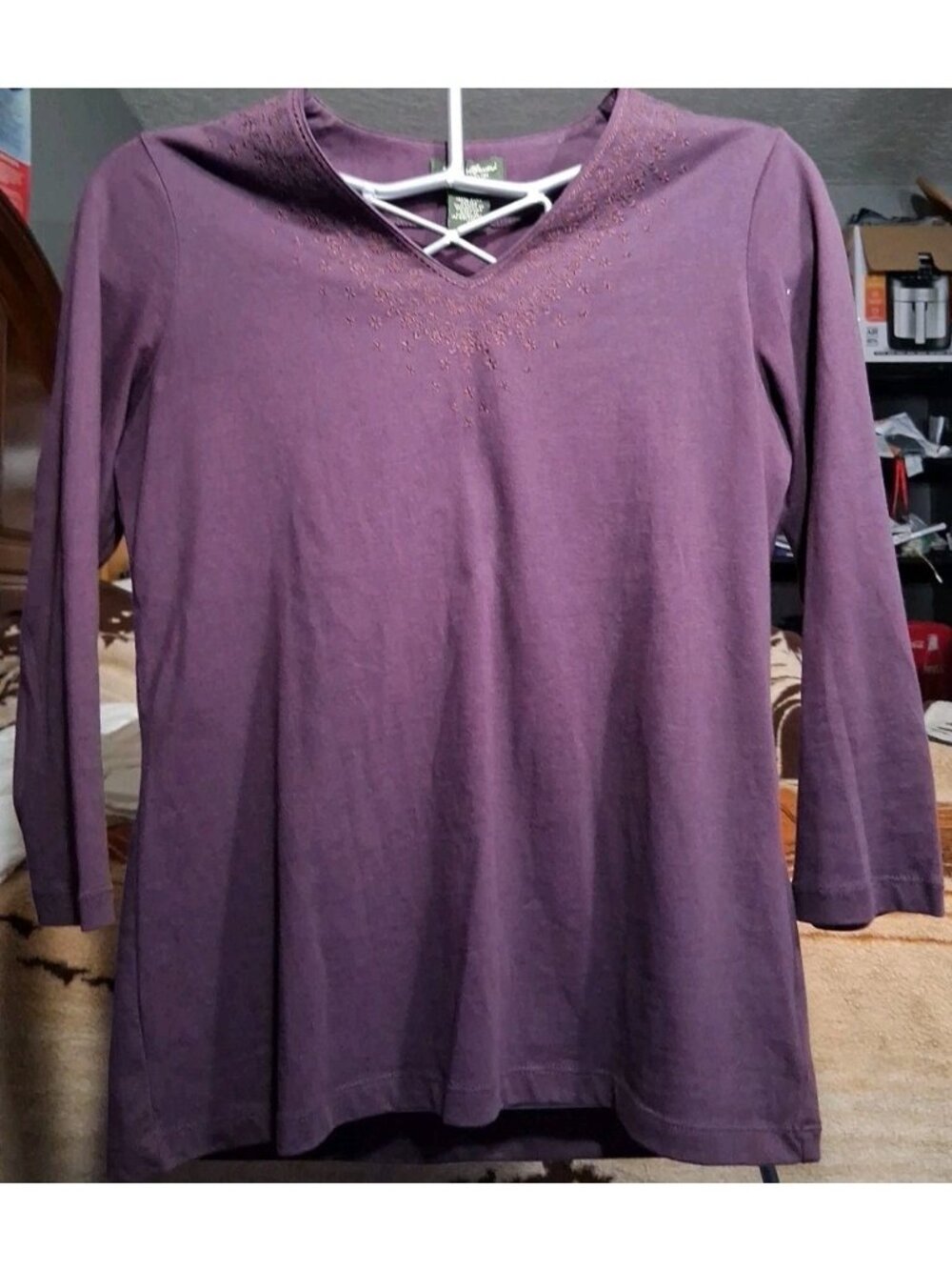 Eddie Bauer Purple Women's Blouse Size S